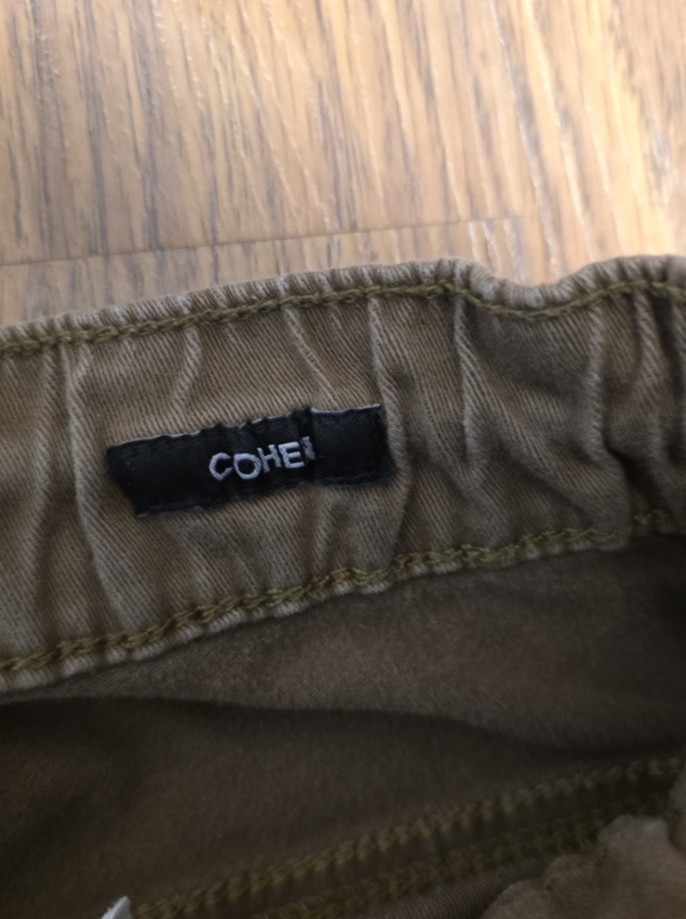 Jeaniologie Cohen TWL Men’s Joggers Slim Fit Cargo Pants L 32 Khaki Twill F16 - Picture 8 of 16